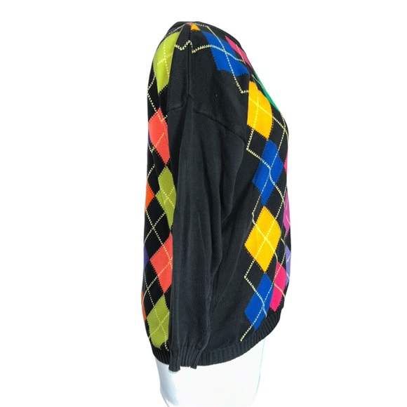United Colors Of Benetton Colorful Argyle Sweater - Picture 5 of 11